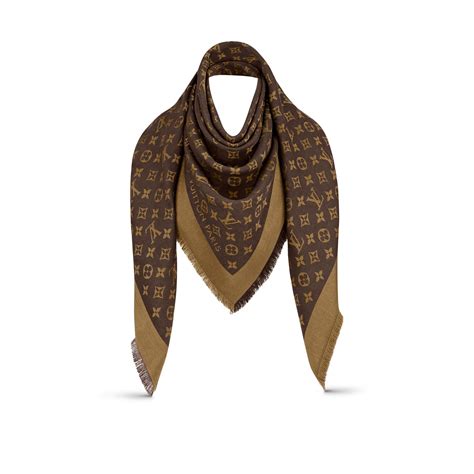 louis vuitton monogram shawl colors|louis Vuitton Monogram denim shawl.